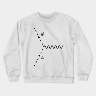 feynman diagram, quantum physics and science Crewneck Sweatshirt